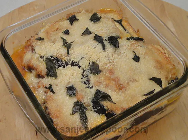 Brinjal Parmesan Bake
