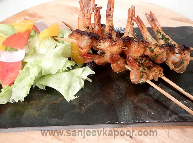Herb Garlic Prawns