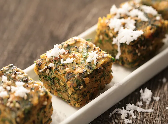 Healthy Kothimbir Vadi - SK Khazana