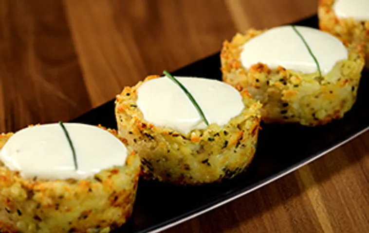 Cheesy Potato Muffins