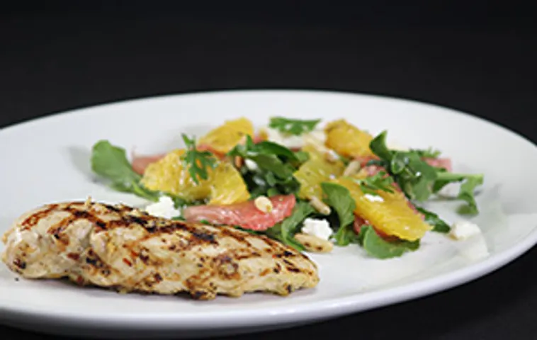Smoked Chicken with Citrus Salad
