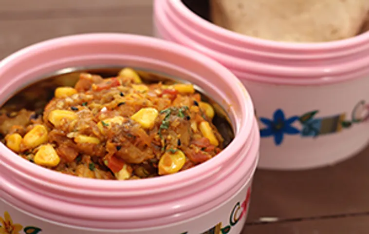 Corn Baingan Bharta