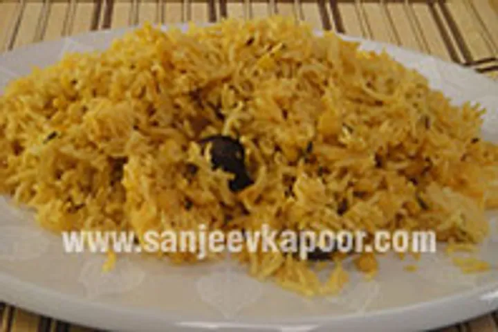 Rajasthani Pulao with Chana Dal