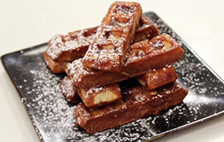 Cinnamon Waffle Sticks
