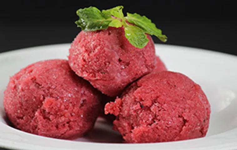 Strawberry and Blueberry Sorbet
