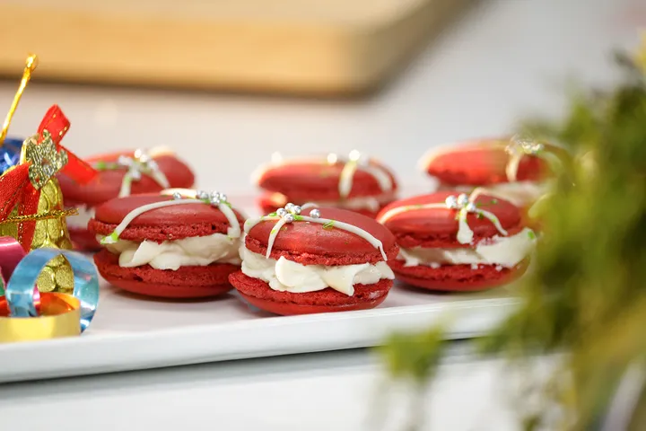 Christmas Macaroons