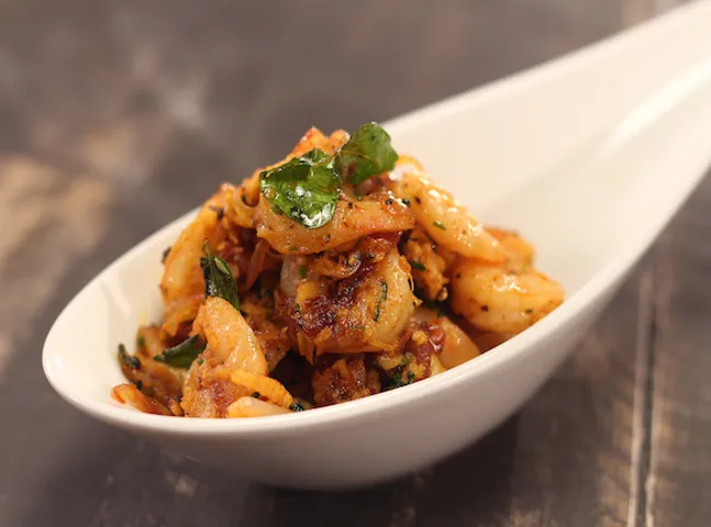 Prawns Pepper Fry 
