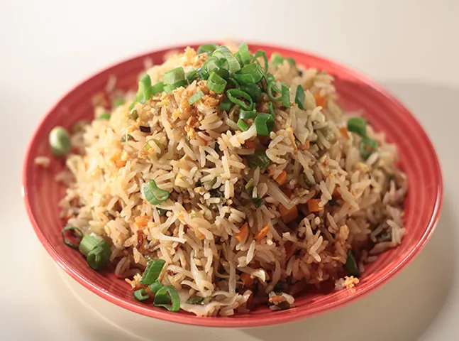Burnt Garlic Vegetable Fried Rice - SK Khazana