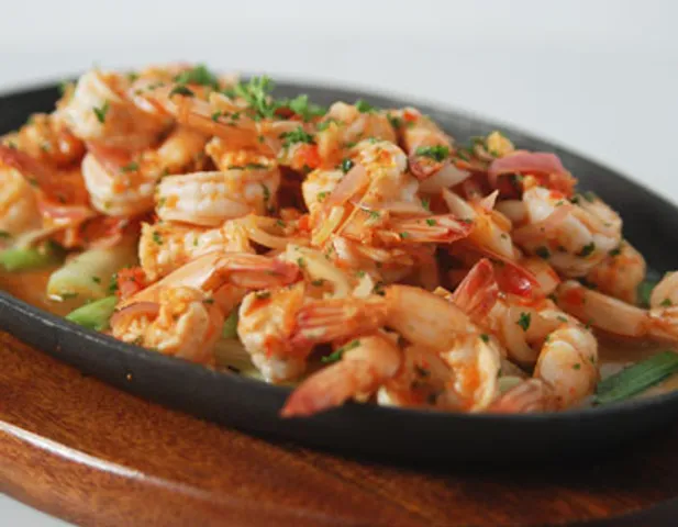 Citrus Sizzling Prawns
