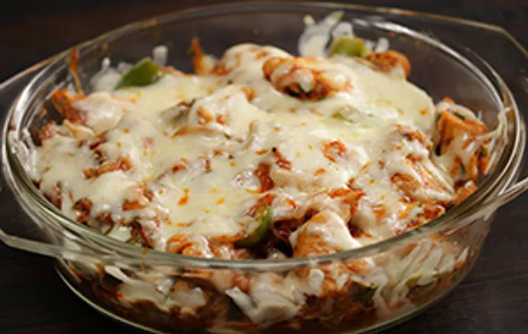 Cheesy Achari Chicken