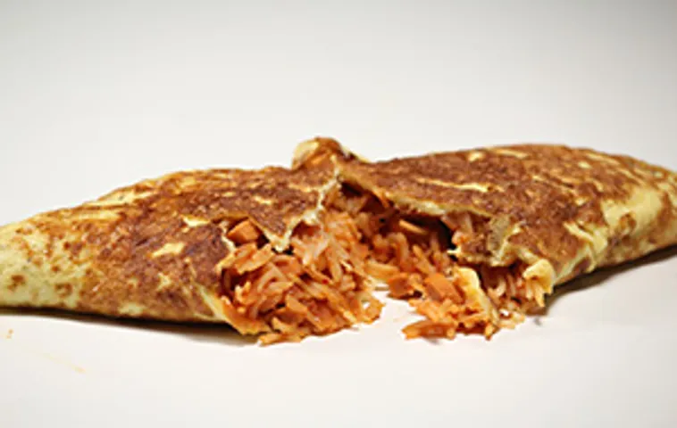 Rice Stuffed Omelette