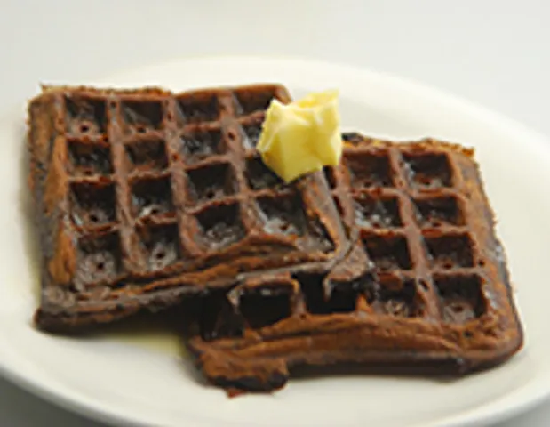 Dark Chocolate and Orange Marmalade Waffles-Cook S
