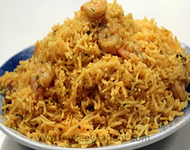 Simple Prawn Pulao