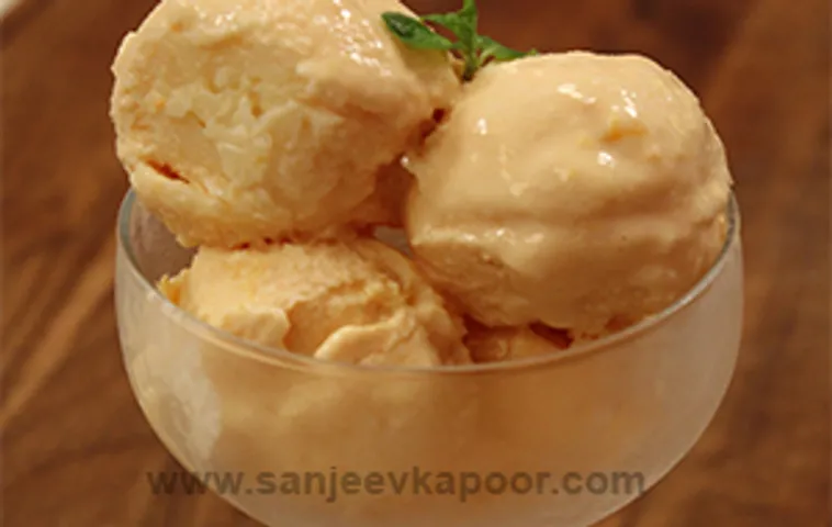 Carrot and Orange Ice Cream