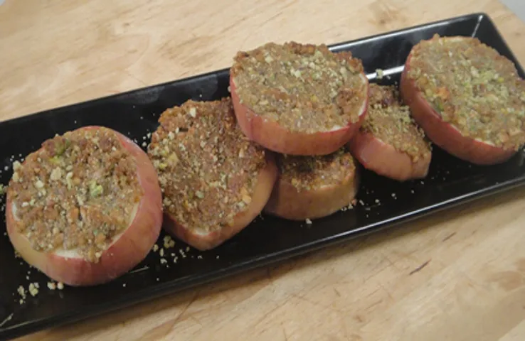 Nutty Apple Rings