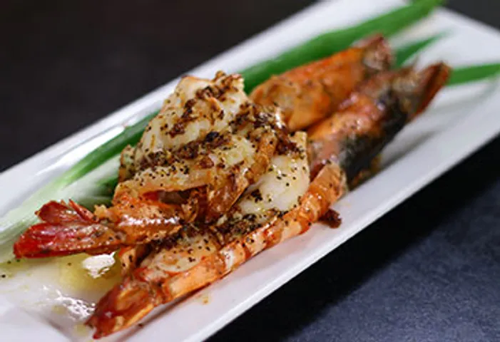 Garlic Pepper Prawns