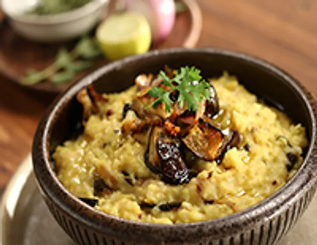 Bhuni Baingan Khichdi