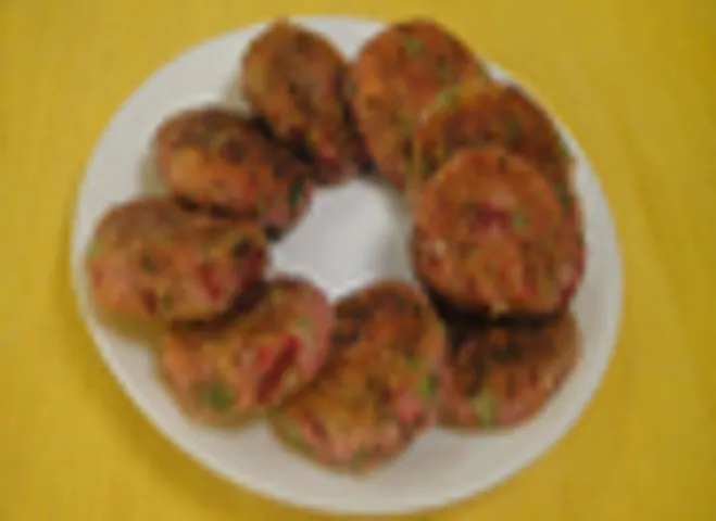 Mixed Vegetable and Beet Cutlet