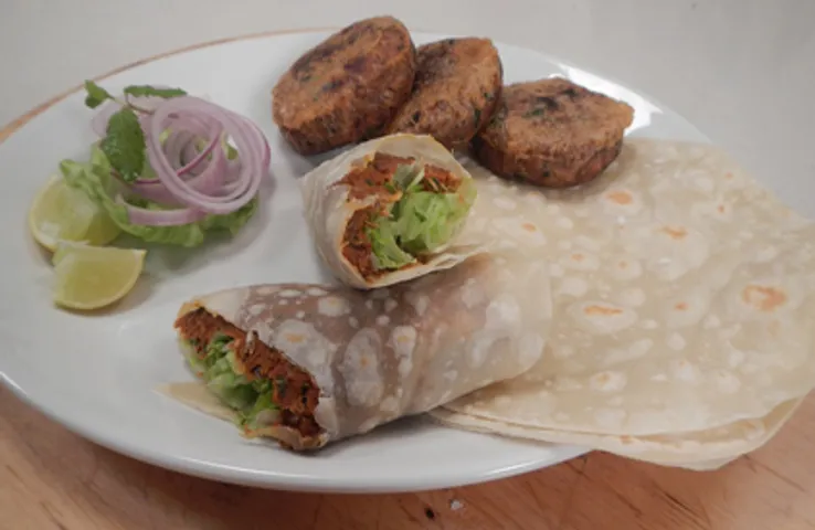 Shaami Kabab Wrap