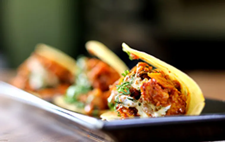 Chicken Vindaloo Tacos