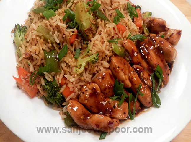 Honey Chilli Chicken Rice