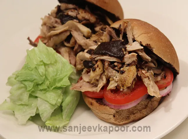 Pulled Chicken Burger