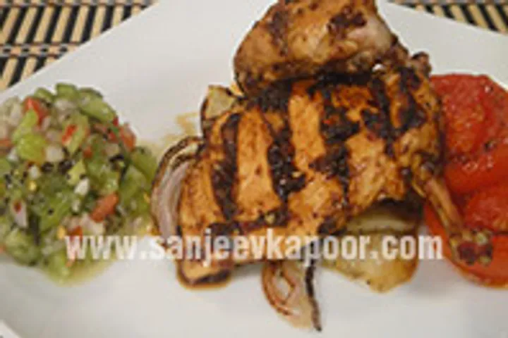Grilled Chicken with Kiwi Salsa