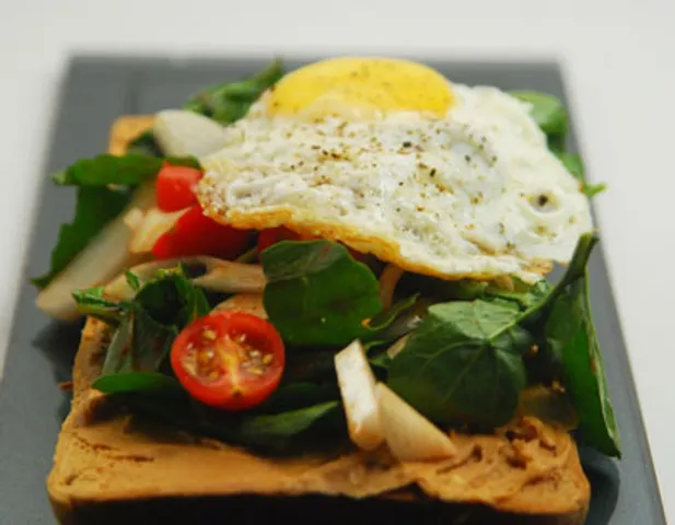 Peanut Butter Toast with Fried Egg