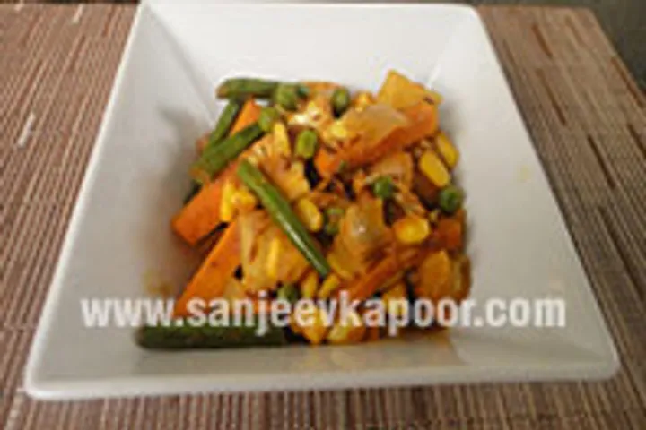 Quick Stir Fry Indian Style 