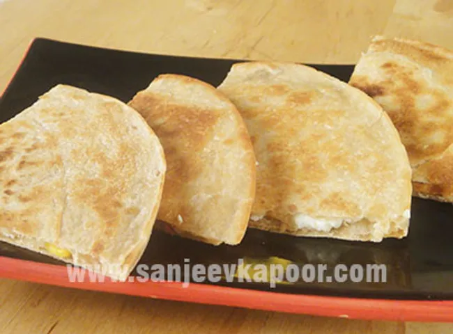 Quesadillas With Corn And Mozzarella