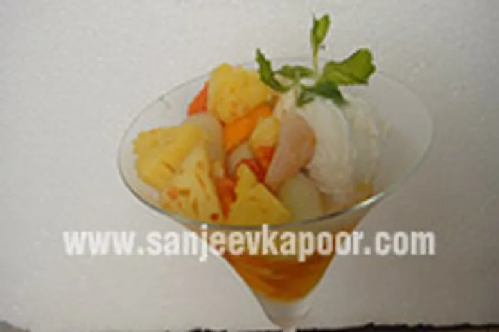 Tropical Fruits in Lemon Grass Syrup