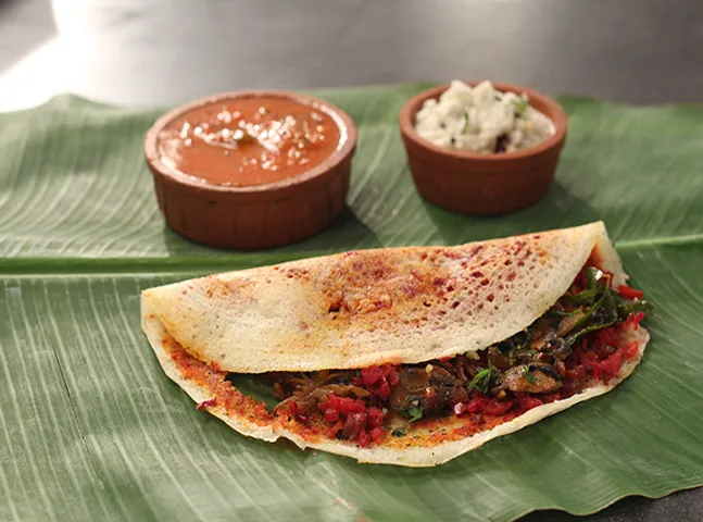 Mysore Mushroom Masala Dosa - SK Khazana