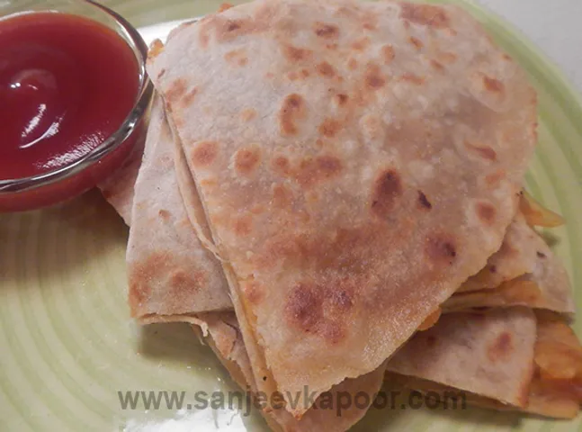 Pav Bhaji Quesadilla