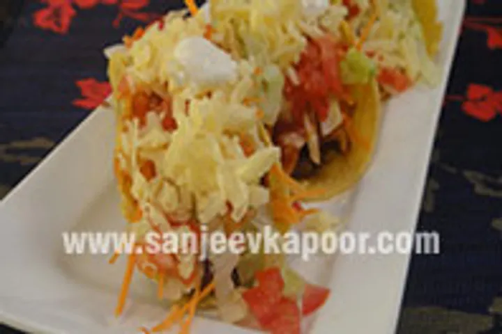 Tacos with Refried Beans