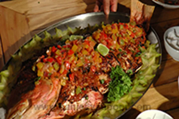 Grilled Fish with Creole Sauce