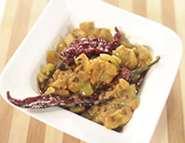 Green Tomato Sabzi - SK Khazana