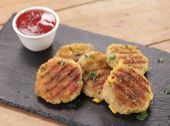 Corn Potato Tikki-SK Khazana