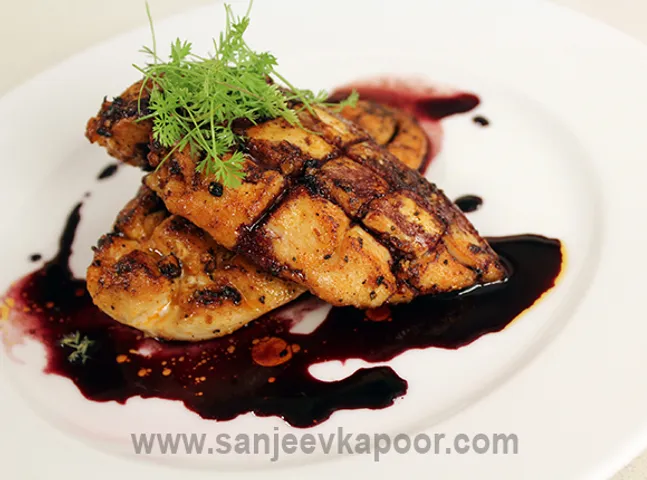 Chicken in Red Wine Sauce