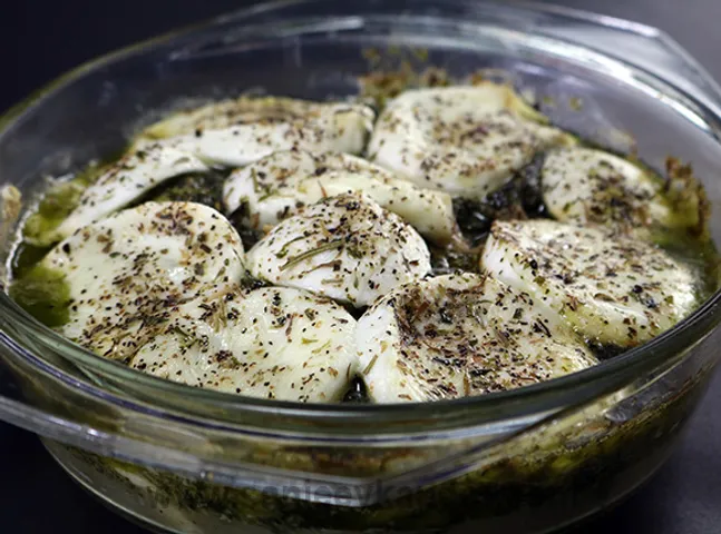 Pesto Chicken Bake