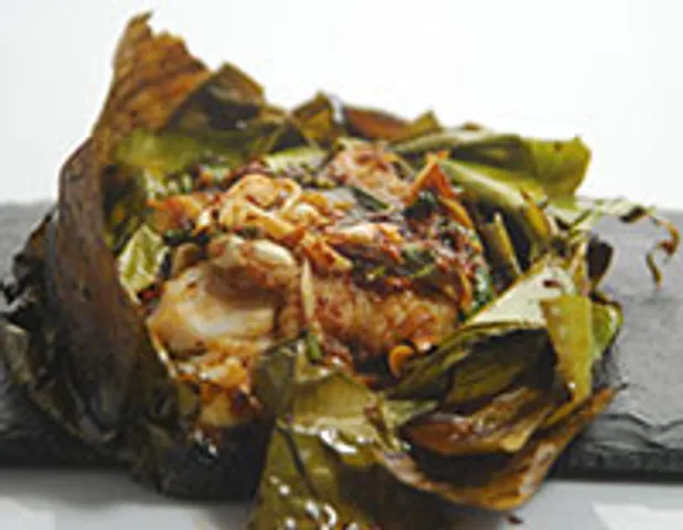 Thai Fish in Banana Leaf-Cook Smart