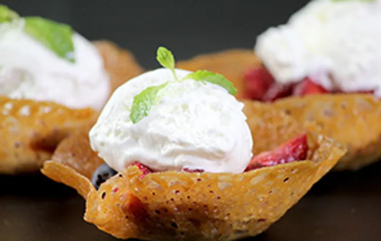 Brandy Snap Basket