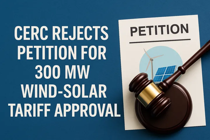 CERC Rejects CESC’s ₹3.81/kWh Tariff Bid for 300 MW Hybrid Project