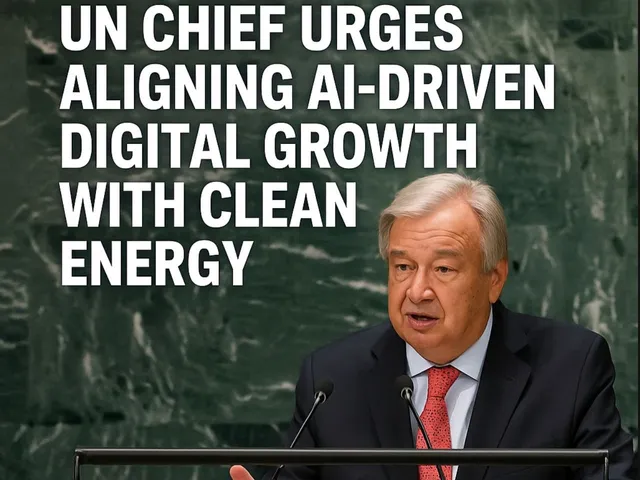 UN Chief Urges Aligning AI-Driven Digital Growth with Clean Energy