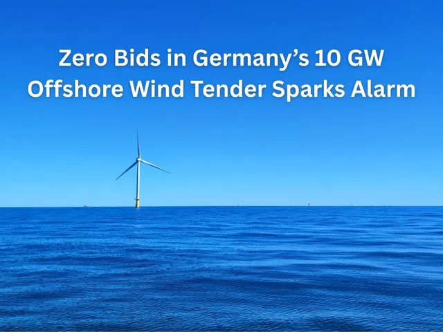 Zero Bids in Germany’s 10 GW Offshore Wind Tender Sparks Alarm