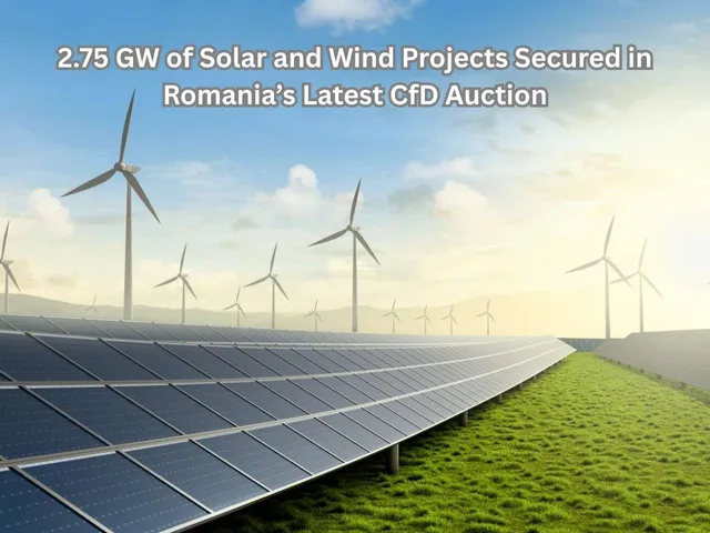 2.75 GW of Solar and Wind Projects Secured in Romania’s Latest CfD Auction