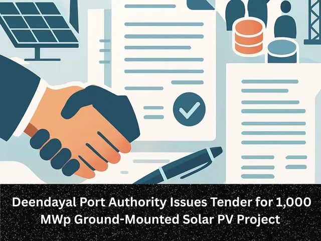 Deendayal Port Authority Issues Tender for 1,000 MWp Ground-Mounted Solar PV Project