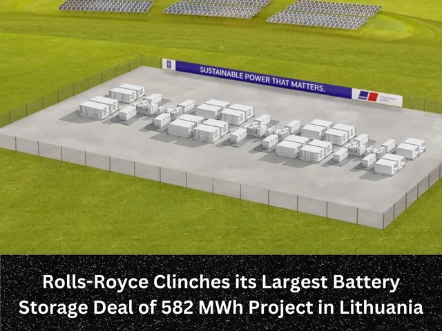 Rolls-Royce Clinches its Largest Battery Storage Deal of 582 MWh Project in Lithuania