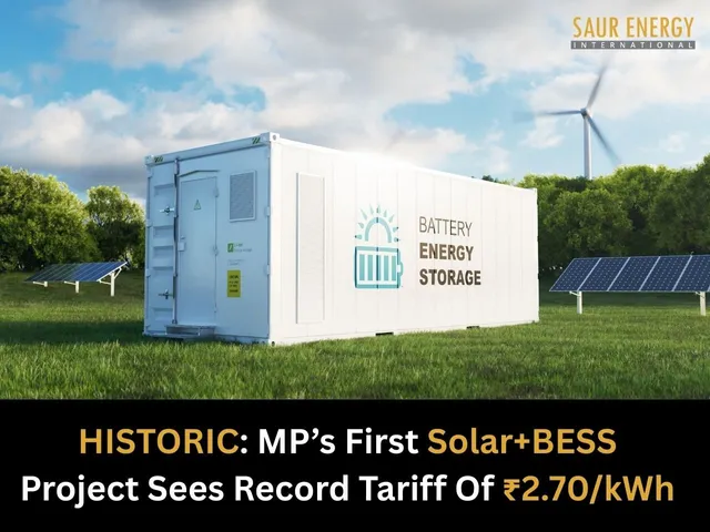 HISTORIC: MP’s First Solar+BESS Project Sees Record Tariff Of ₹2.70/kWh