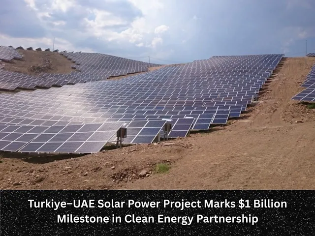 Turkiye–UAE Solar Power Project Marks $1 Billion Milestone in Clean Energy Partnership