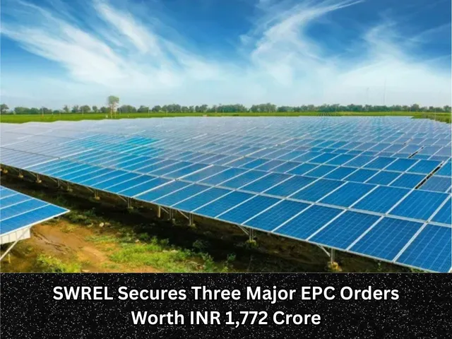 SWREL Secures Three Major EPC Orders Worth INR 1,772 Crore